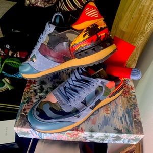 Valentino Garavani Rock Runner Camo Sneaker